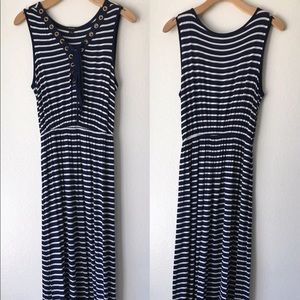 Expresso maxi dress striped